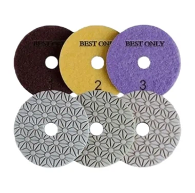3 Steps Granite Polishing Pads